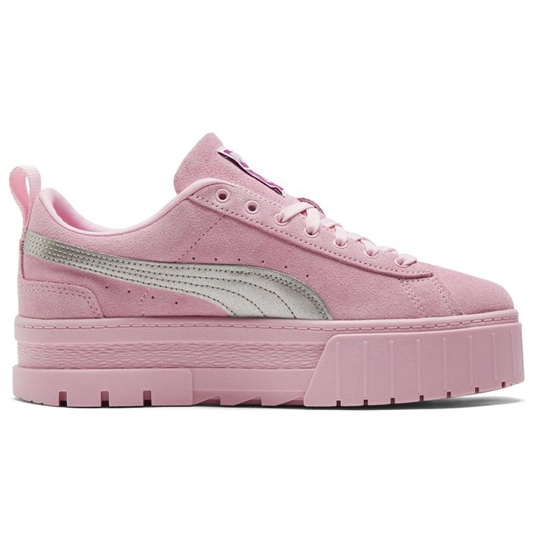 Dua Lipa x Puma Mayze Suede Rosa Lady Sneakers Donna Puma-Argento 388738-01
