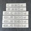 Emblemat z literami 3D ABS E220d GLC220d C220d C250d GLE350d 4Matic do bagażnika samochodu Mercedes Benz W205 Naklejka z logo FS9