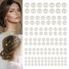 Pearls Hair Pearls Stick Self Adhesive Face Pearls Stickers Pearls Stickers  for Hair Face Makeup