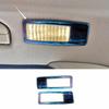 For BMW X5 X6 E70 E71 Car Rear Reading Light 2008-13 Blue Steel Frame Cover Trim