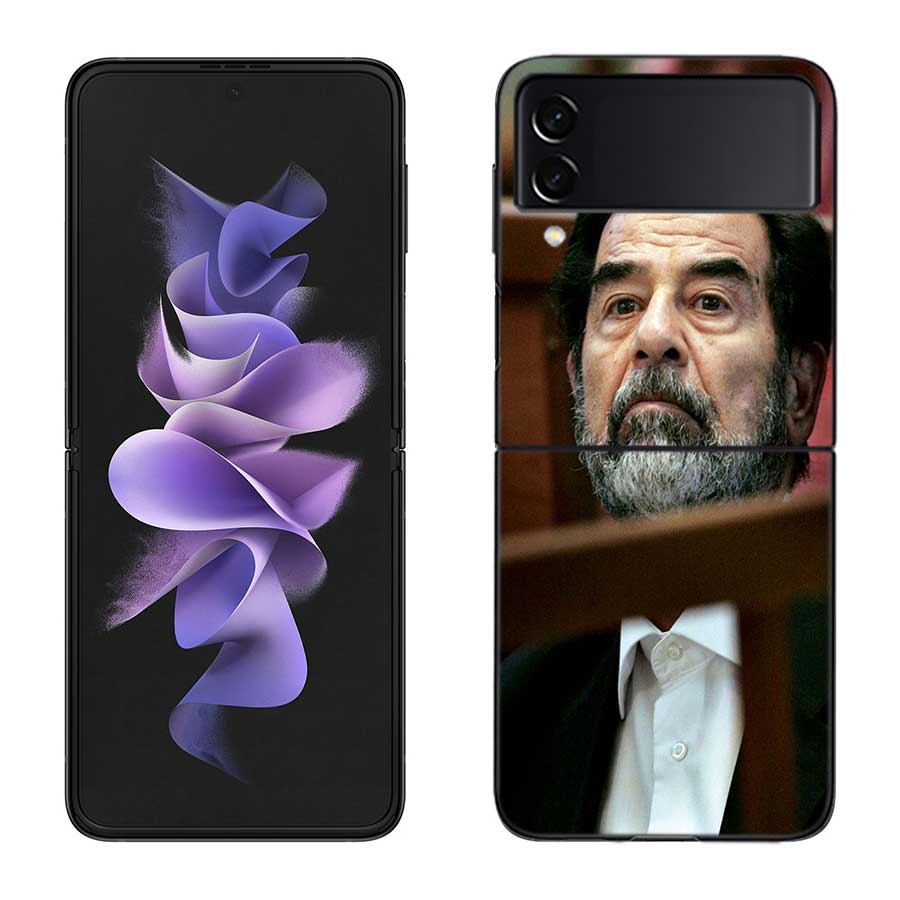 

Etui Fashion Saddam Hussein Iraq Arabic Phone Case For Samsung Z Flip 7 6 5G Galaxy Z Flip 5 4 3 Black Hard Cell Cover Luxury P Samsung Z Flip 7 5G