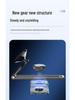 Foldable Magnetic Car Phone Holder with Rotating Metal Dashboard Mount