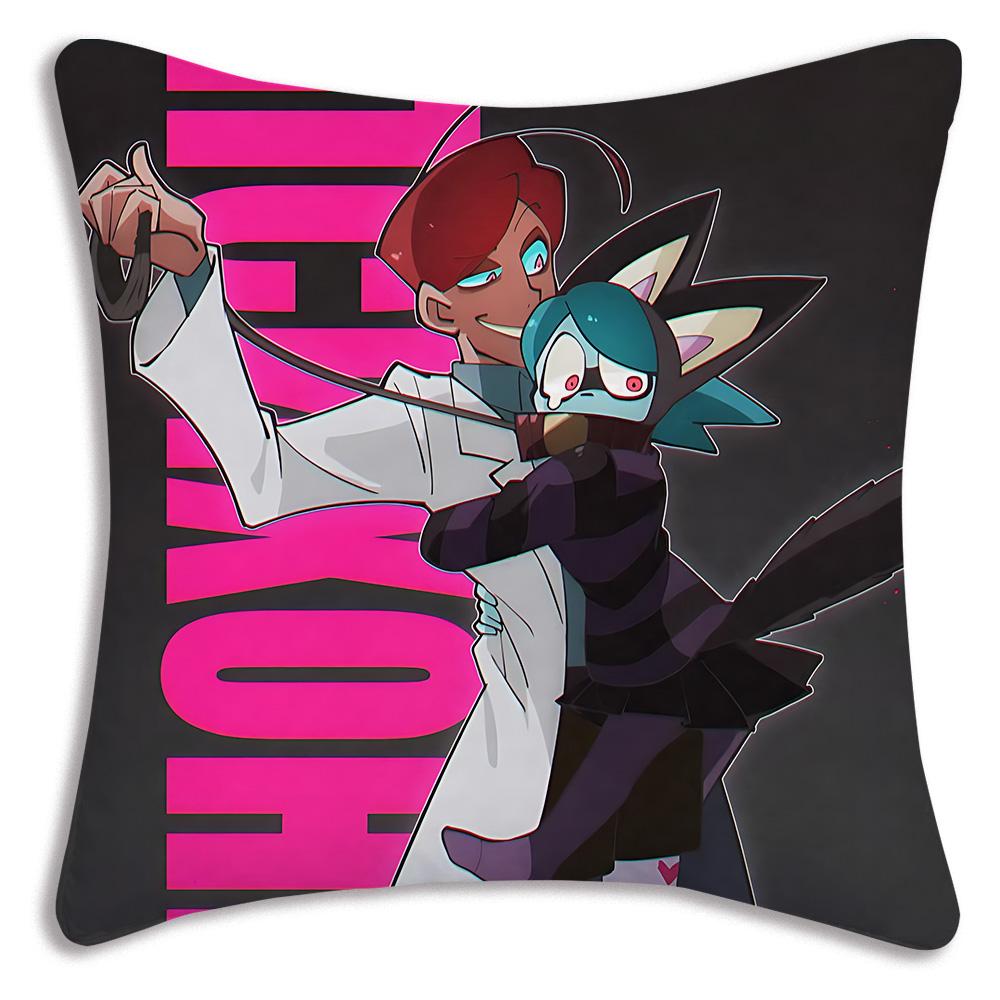 Anime P-Psychocuties Pillow Covers Cartoon Sofa Decorative Home Double-sided Printing Short Plush Cute Cushion Cover