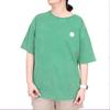 Converse T Shirts Unisex Green Crew Neck Moderate Straight Fit 10027227-A03