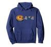 Funny Thanksgiving Pie Chase Pack Pie Snowman Holiday Hoodie - Vs.