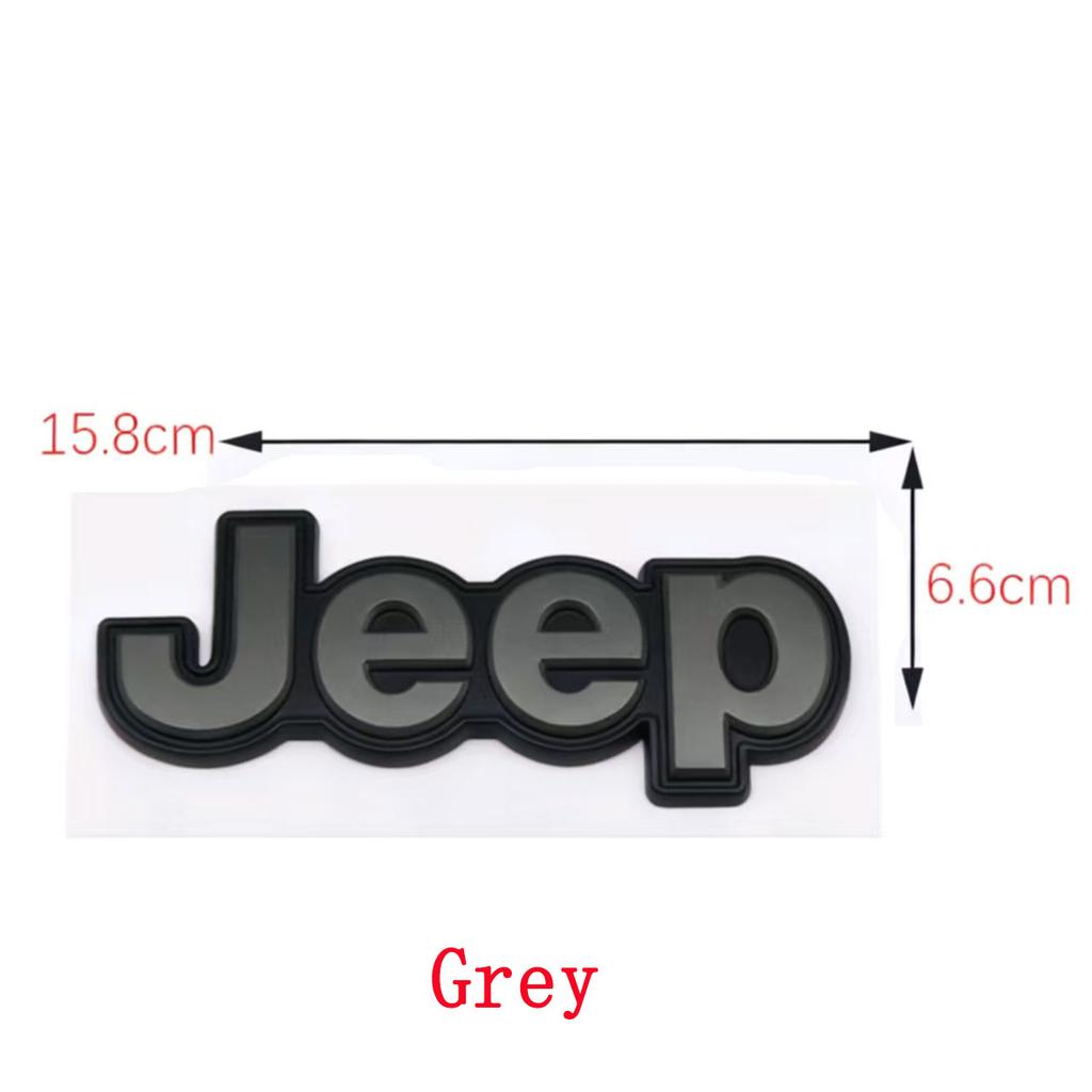 Car Front Rear LIMITED 4X4 Logo Auto Grille Emblem Sticker Accessories For Jeep Renegade Compass Grand Cherokee Wrangler Rubicon
