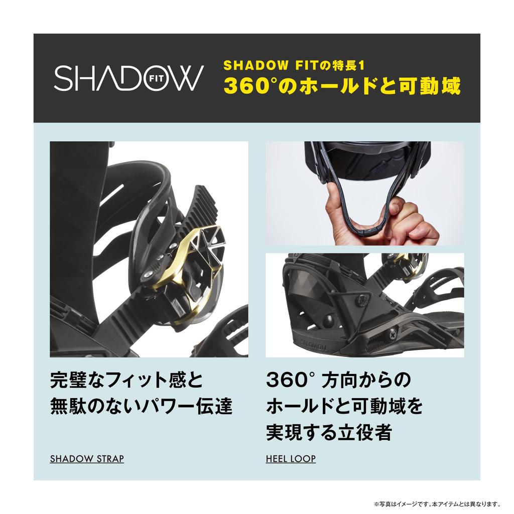 Salomon MIRAGE Snowboard Taille Noir Fixations, Modèle 2023-24, Femme, L41776900, M,