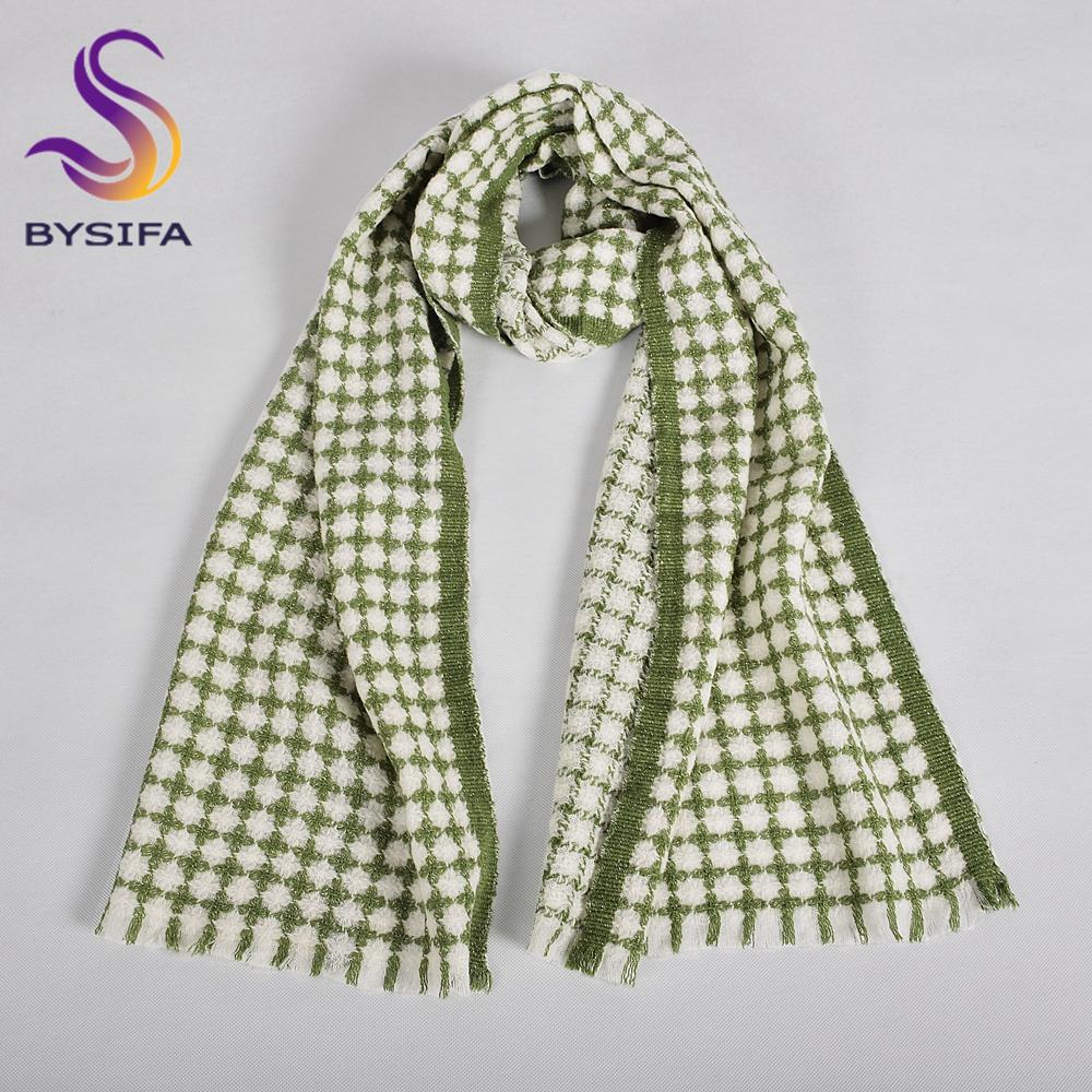 

Orange White Plaid 100% Wool Scarves Pashmina Thicken Ladies Winter Soft Long Scarf Shawl Fashion Short Tassel Warm Neck Scarf