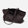 2026 Hot Winter New Women Genuine Cowhide Tote Bag Large Capacity Versatile Daily Commuter Handbag Fashion Single Shoulder Crossbody Bag
