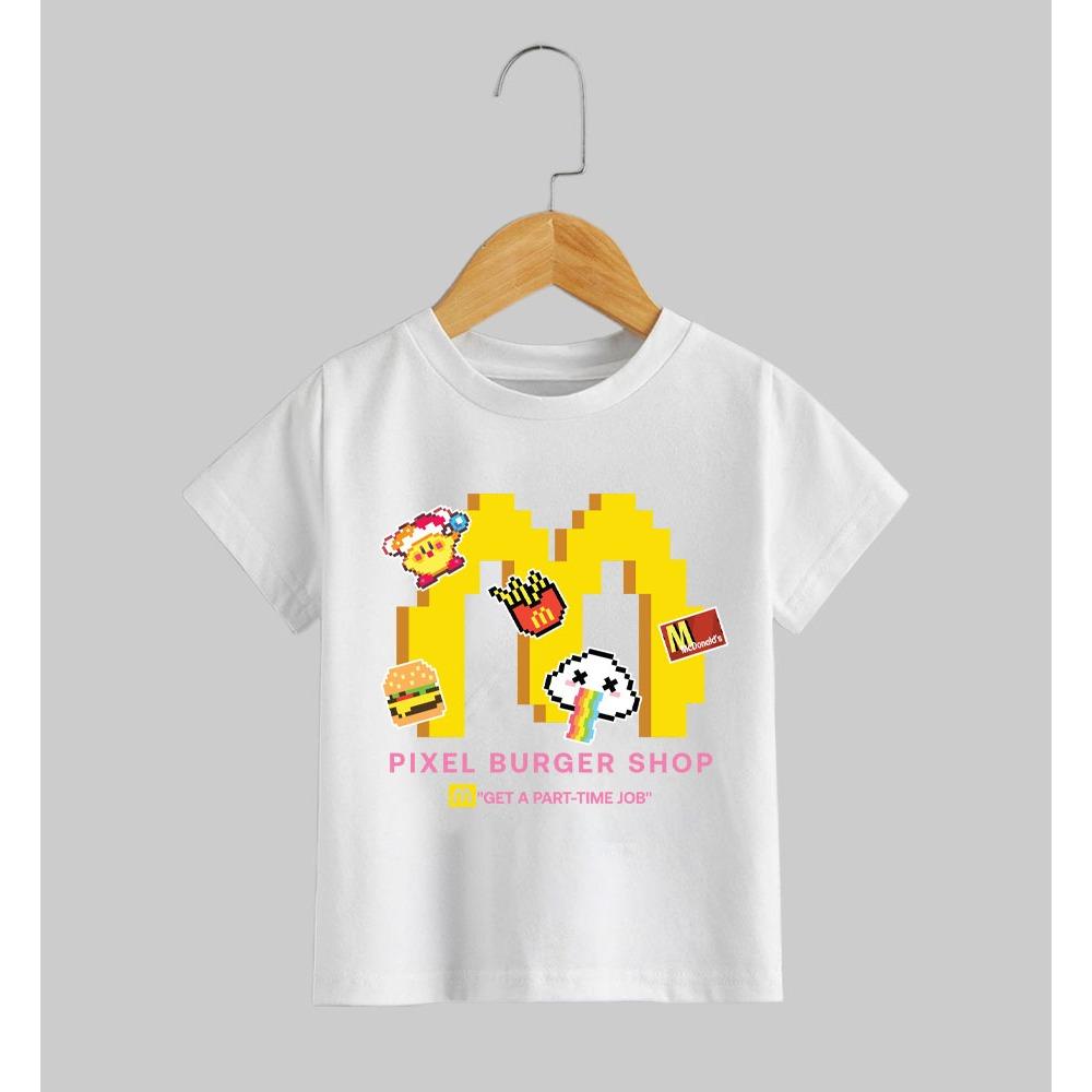 Baju Budak детская футболка с круглым вырезом повседневная спортивная универсальный топ 150