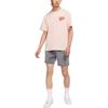T Shirts Men's Pink Crew Neck Moderate Straight Fit DM2198-601
