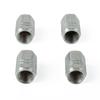 4pcs Tire Valve Black Aluminum Rims Stem Tyre Cover