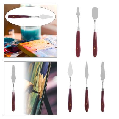 Palette Knife, Paint Knife with Smooth Handle, Painting Tool Stainless Steel