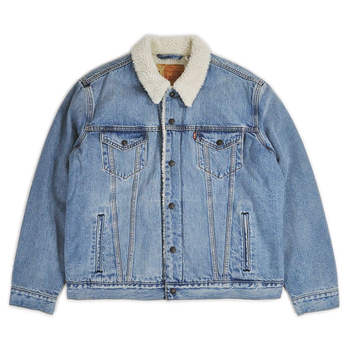 

Куртка джинсовая утепленная флисом Levis FW22 Унисекс Куртки Синяя 16365-0110 S