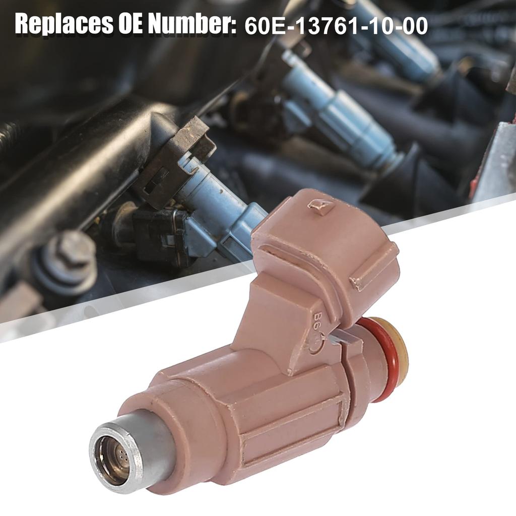 X AUTOHAUX Automotive Fuel Injector Nozzle Replacement 2 Pin 60E-13761-10-00 Yamaha PWC 2004-2011