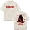 Vintage Washed Obsession Horror Movie 2026 Graphic T Shirt Men Women Fashion Oversized T-shirts Classic Gothic Clothing T-shirt