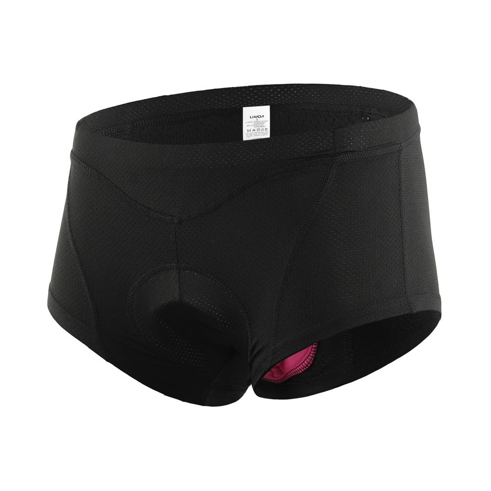 Lixada Women Bike Underwear 3D Gel Padded Bicycle Briefs MTB Cycle Biking Underwear Shorts