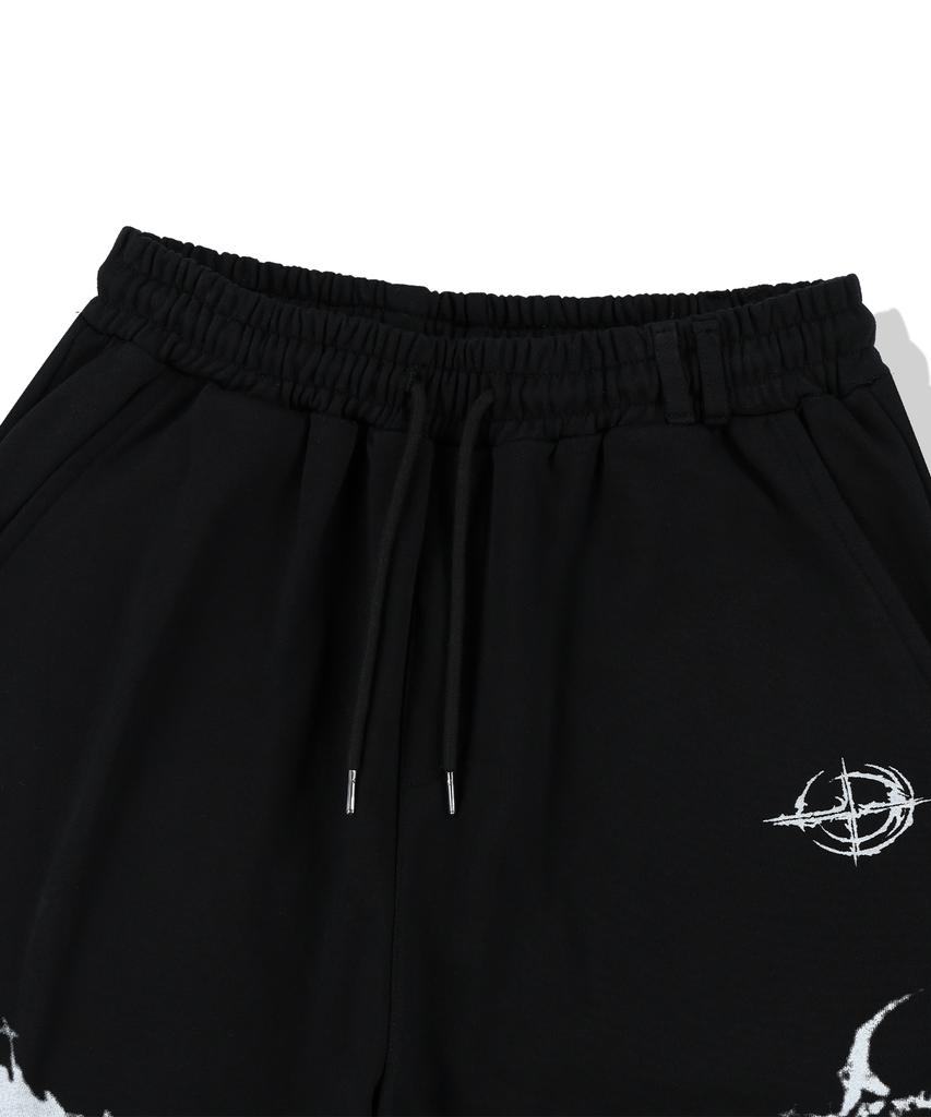 NOT4NERD Snake Bone Sweat Pants - Black