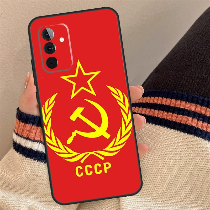 CCCP Soviet Union Russia Case For Samsung Galaxy A54 A34 A24 A14 A12 A22 A32 A52 A51 A71 A13 A23 A33 A53 A73 Cover