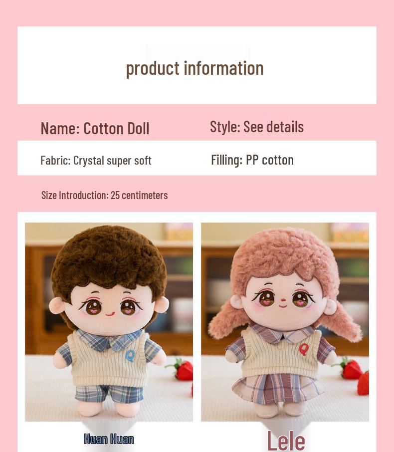 Creative Soothing Cloth Doll Gift Set for Girls - Simulation Doll Birthday Present