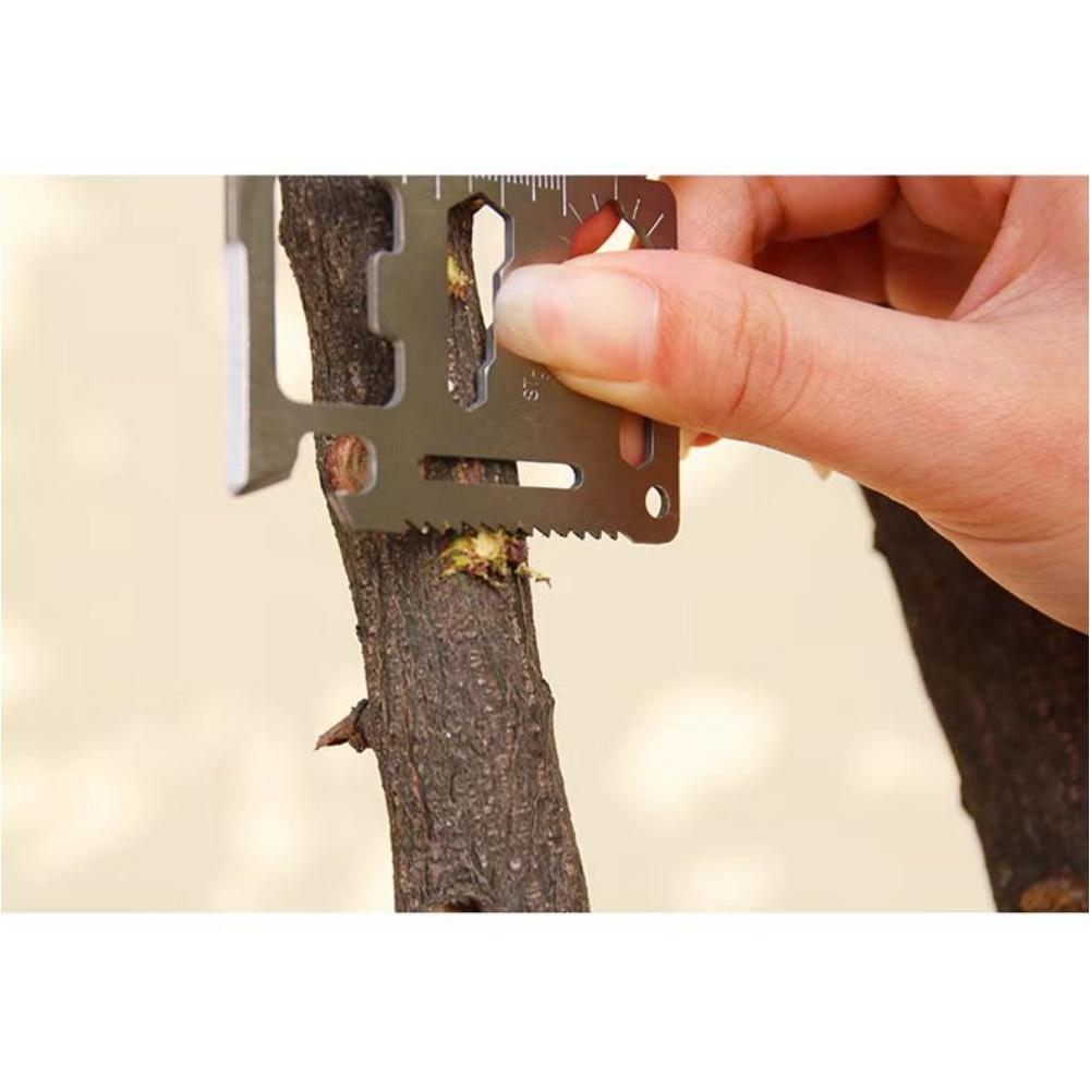 Pocket Tool Credit Card 11 In 1 Portable Outdoor Camping Survival Multi-Tool Tourism Equipment All In One Hunting Tool
