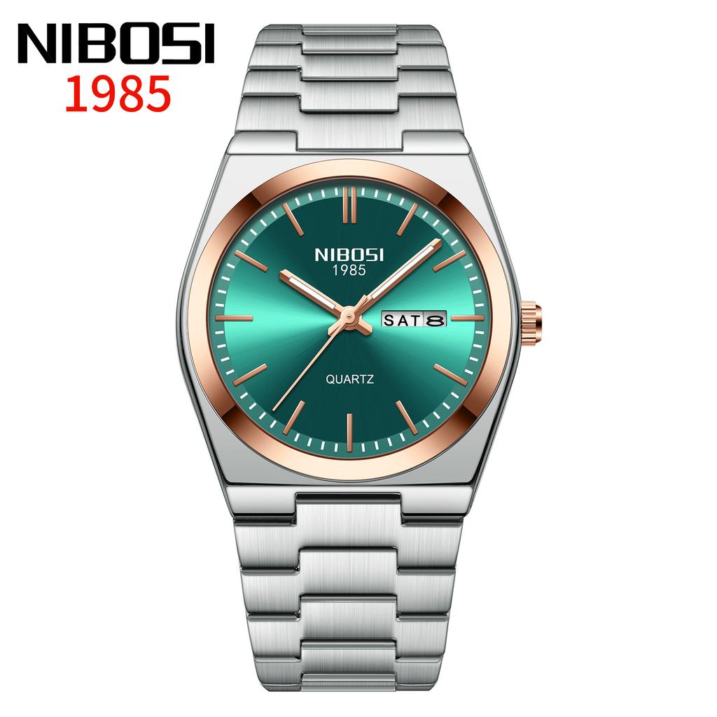 Fashion New Quartz Watch Men'S, Waterproof Luminous Watch, Fashionable Classic Three-Pin Steel Belt Men'S Watch