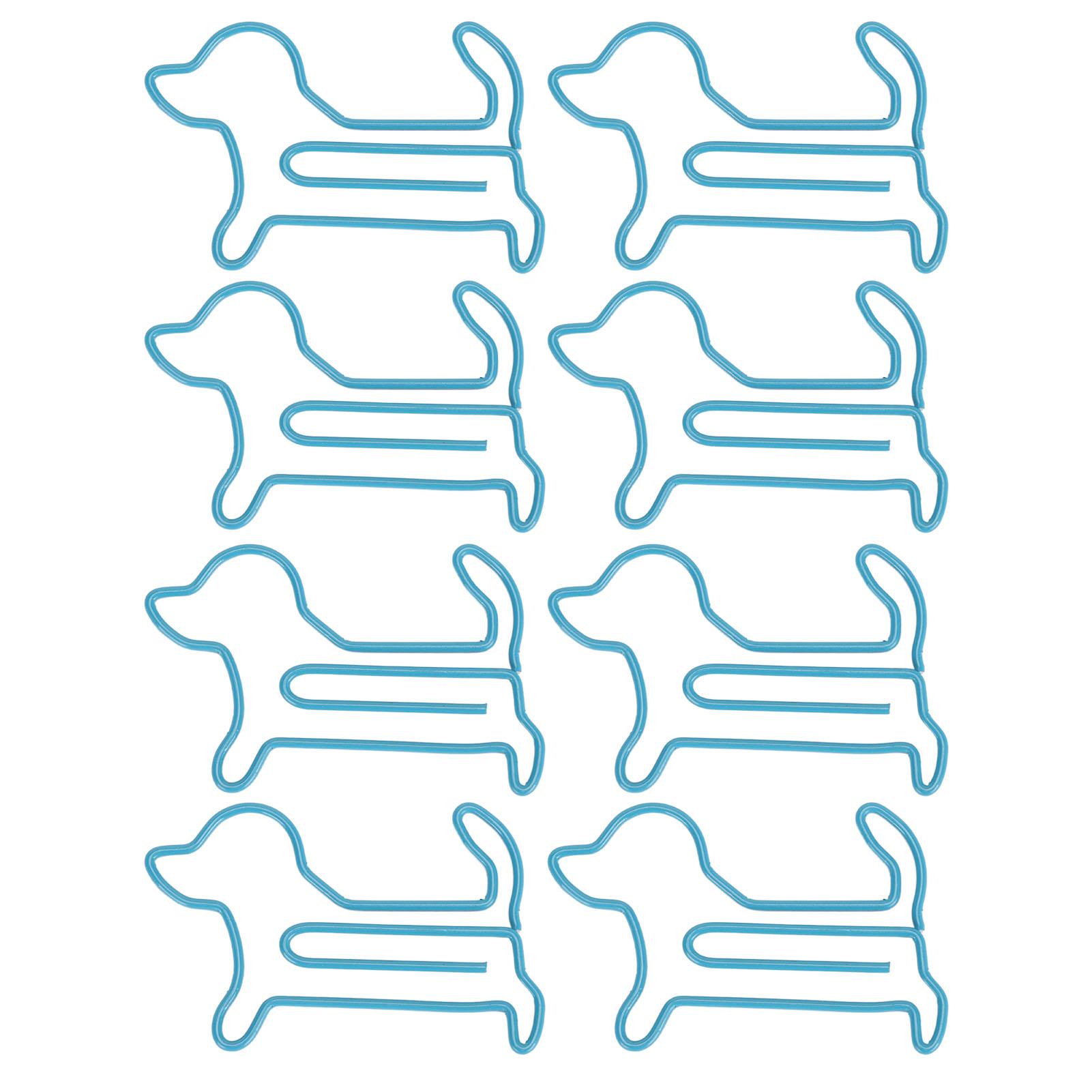 

100Pcs Paper Clip Metal Cute Animal Shape Non Slip Delicate Paperclips for Card Scrapbooking