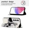 For Samsung Galaxy S24 FE Leather Case Pattern Printing Wallet Stand Mobile Cover with Strap