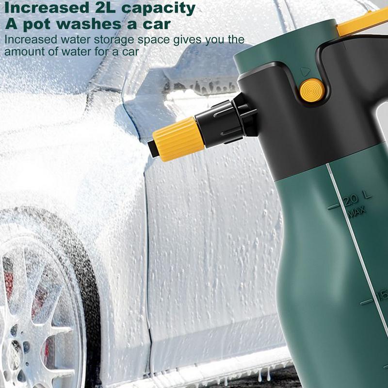 Пенный насосный распылитель Перезаряжаемый насос Пенный распылитель 2 л Портативные садовые принадлежности Мощная бутылка-распылитель для полива China Mainland