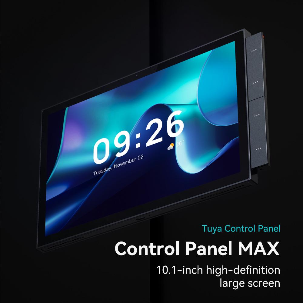 

10 Graffiti Smart Control Screen: ZigBee WiFi Gateway with Visual Door Lock & Built-in Alexa. Chinese Standard Base Box + 2-Relay