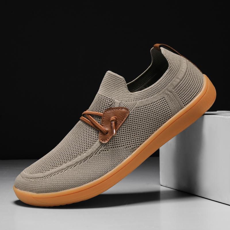 Fashion Breathable Walking Shoes for Men Outdoor Summer Mesh Casual Shoe Lightweight Man Sneakers Comfy Slip on Loafers Treking Footwear