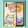 Cute BuBu DuDu Phone Case For Samsung Galaxy A01 A03 Core A04 E A02 A05 A10 A20 A21 A30 A50 S A6 A8 Plus A7 2018 Black Cover