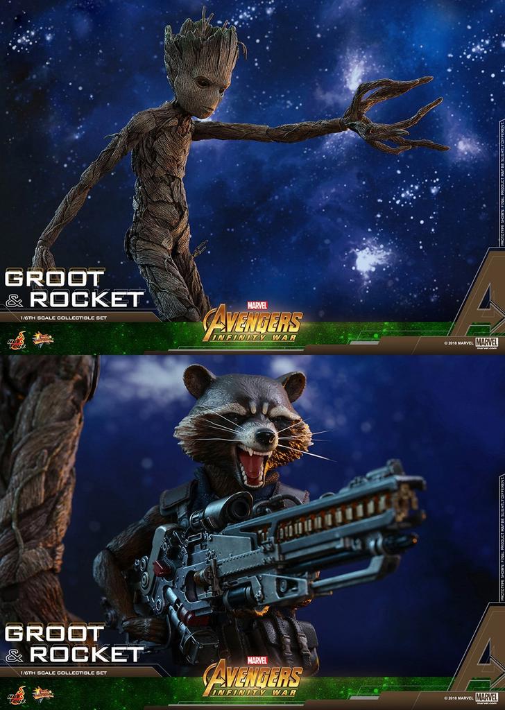 [Movie Masterpiece] "Avengers: Infinity War" 1/6 Scale Figures Groot & Rocket