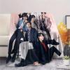 K-POP BTS printing Flannel Blanket Bedroom Sofa Camping Warm blanket Gifts for family and friends-MJ009