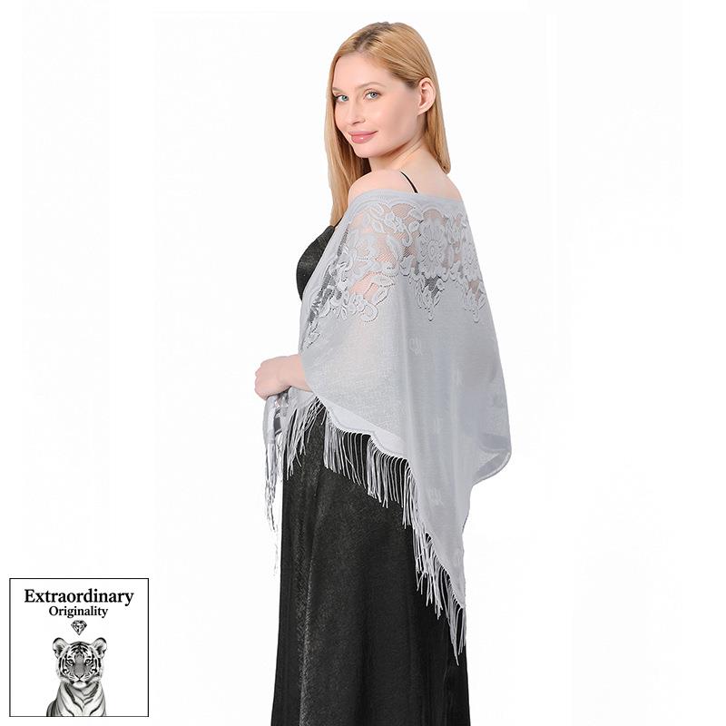 New Lace Triangle Scarf, Bride Bridesmaid Group Wedding Dress, Banquet, Shopping, Tourism Scarf, Girl