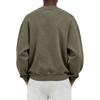 Men's Vintage Cotton Long Sleeve Round Neck Shirt Casual Daily Top