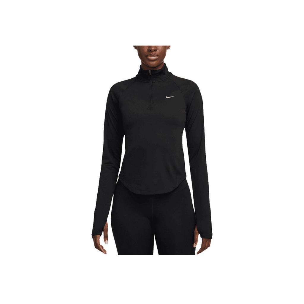 Nike Sportlich Lässiges Raglan Langarm Stehkragen Sweatshirt Damen Sweatshirt Schwarz HV2843010