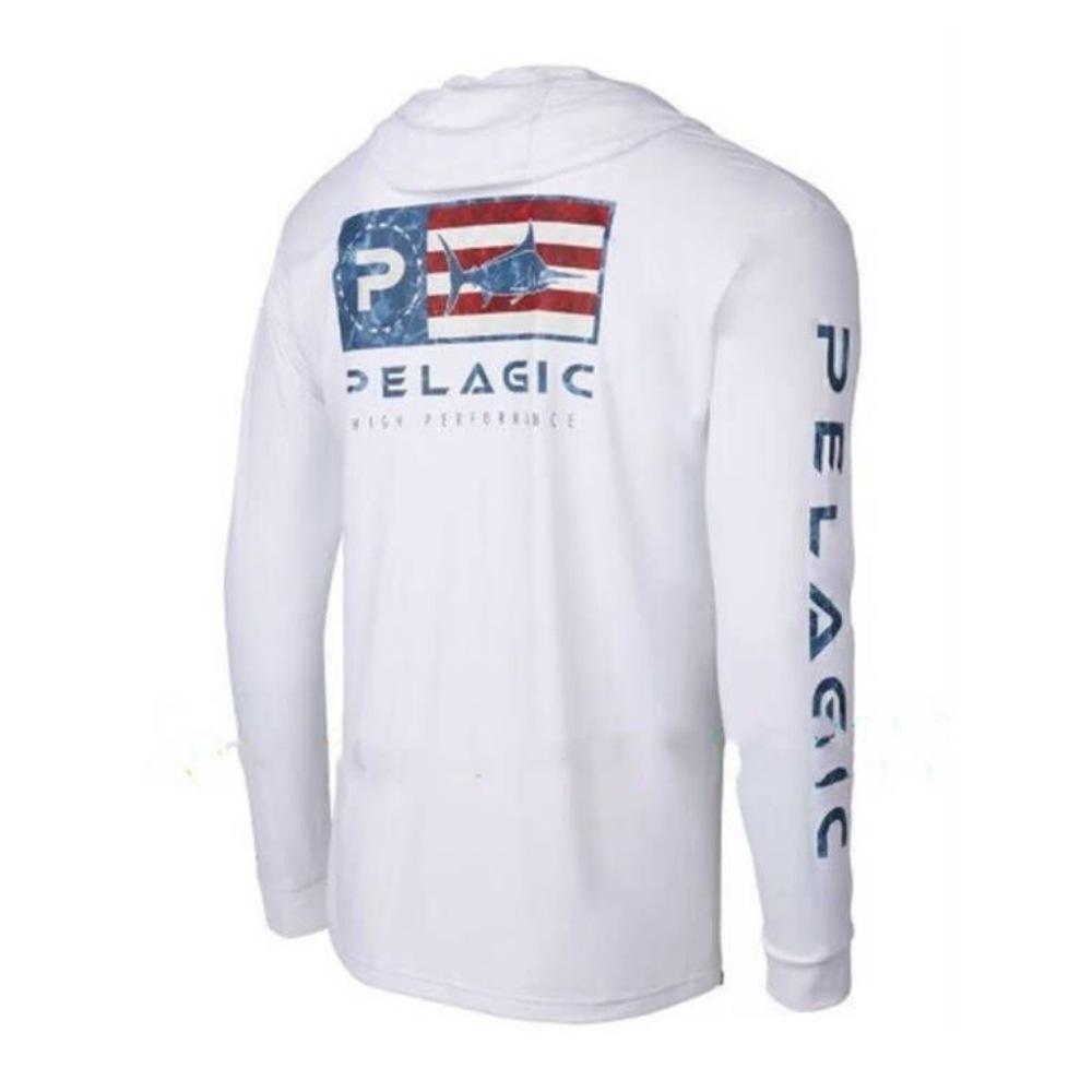 PELAGIC Men's Long-Sleeve Fishing Suit, Sea Fishing, Lure Fishing, Quick-Dry, Breathable, Sun Protection Fishing Suit