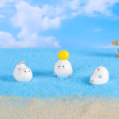 Cartoon Mini Little Seal Figurine Decoration Miniature Landscape Ornament Creative Cute Diy Home Decoration Crafts Gifts