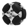 38mm 1.5 Inch Double Aluminum Omni Wheel Robot Omni Directional Wheel with Metal Hubs 14166