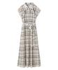 FRAY Check Pleated Print FWFO251077 I.D. Women's Dress,