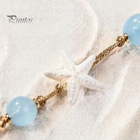 Invisible Clip Hair Charms Beach Mermaid Clip, Starfish Shell Bead Chain for Women, Seaside Party Decorations Boho Coastal Summer Vacation Styling