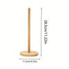 Nan Bamboo Countertop Tissue Holder & Cling Film Rack - Japanese Style