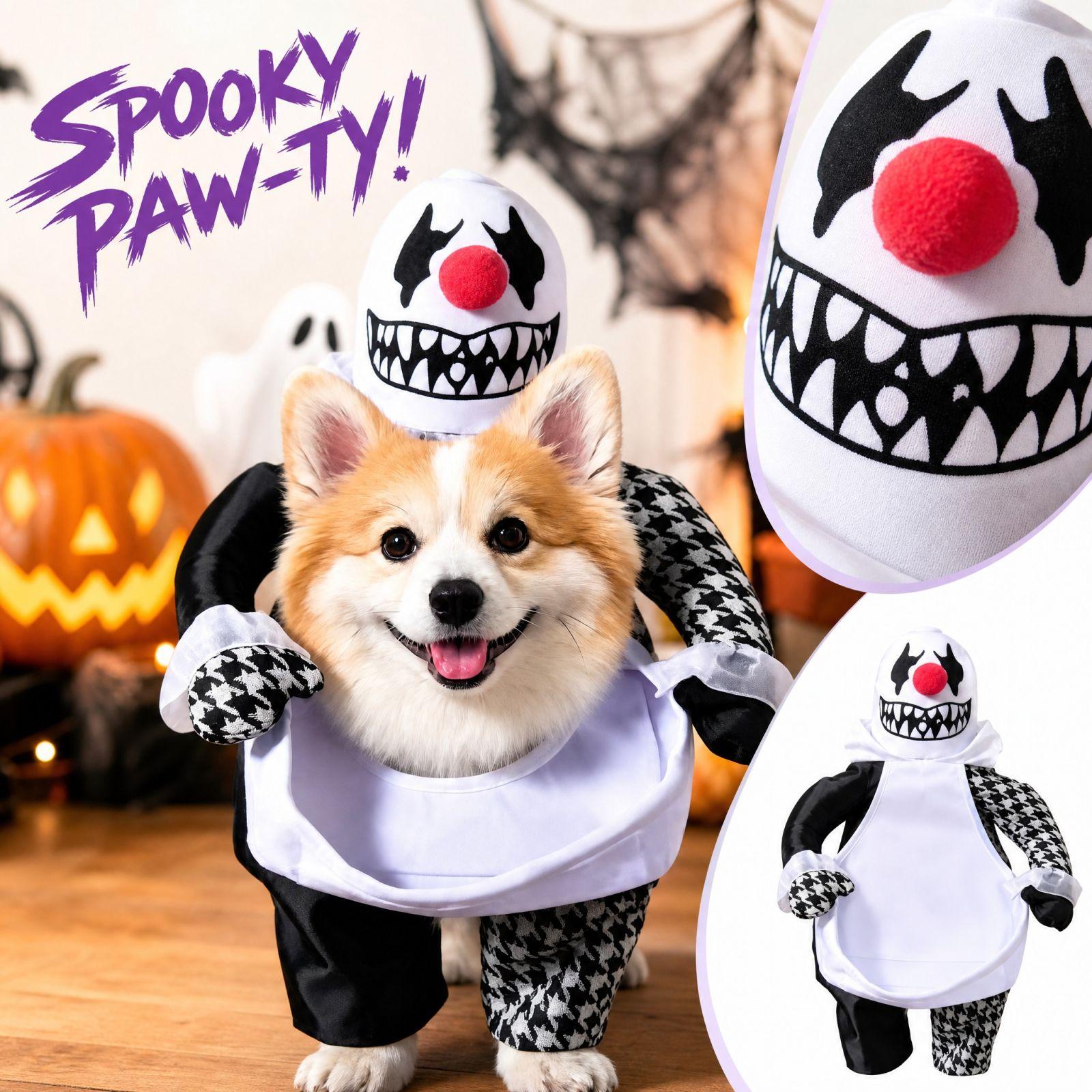 Lustiges Haustier-Halloween-Kostüm, Cosplay Verkleidungs-Outfit L schwarz