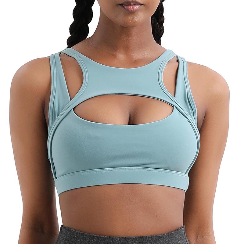 Women's Shockproof Sports Bra - New Large Bust Style for Running, Fitness, Yoga