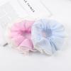 Lazy Style Korean Sweet High Elasticity Hair Tie for Girls - Large Intestine Hair Rope & Flower Rubber Band Accessory