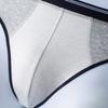 4 Pcs Men's Briefs Breathable Underwear Soild Color Cotton Panties L XL 2XL 3XL 4XL 5XL
