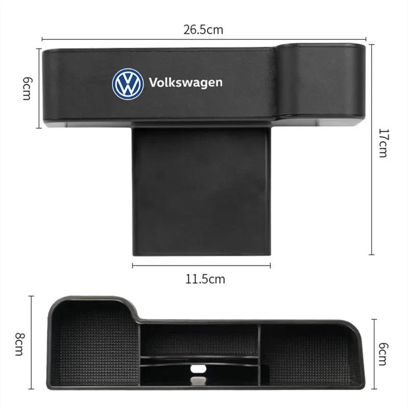 For VOLKSWAGEN VW Car Seat Gap Storage Box Holder Case for Volkswagen Passat Santana Golf Bora Jetta CC Beetle Scirocco Magotan