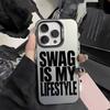 Letter Printed Pattern Phone Case Suitable for iPhone 17 16 15 14 13 12 11 Pro/Max/Plus Anti Drop and Shockproof Back Cover