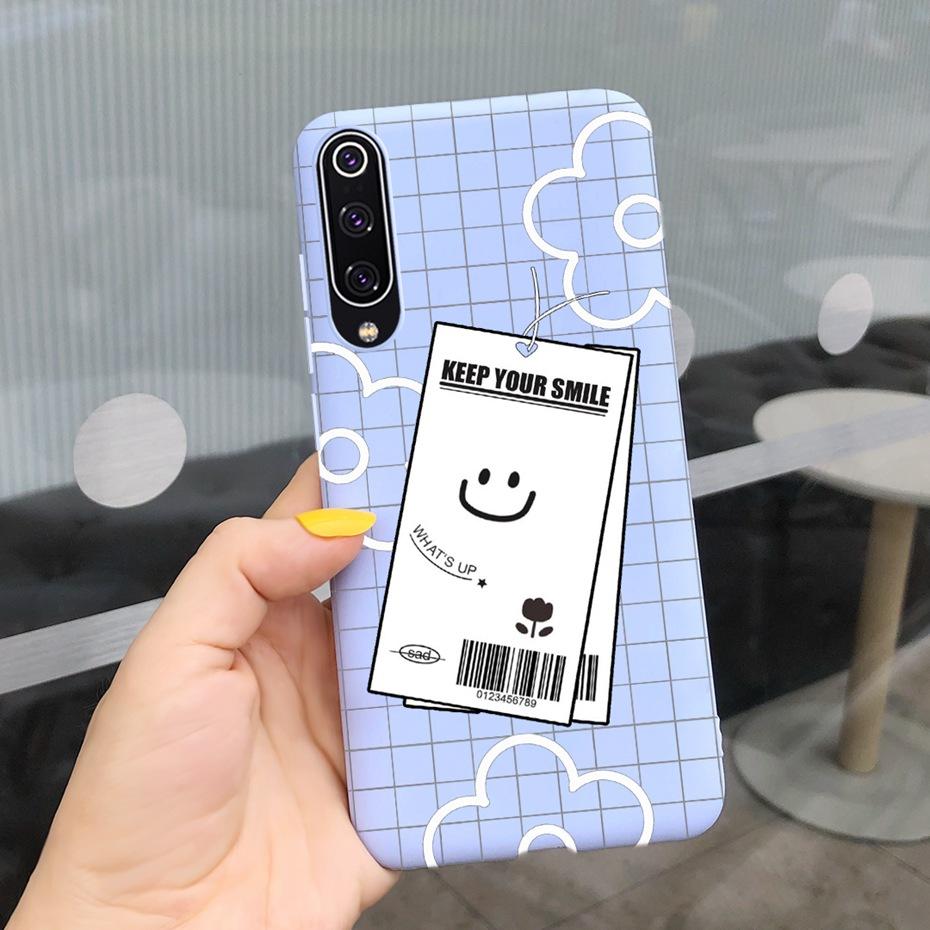 Lovely Printing Jelly Phone Case For Xiaomi Mi 9 SE Mi9 Soft Silicone TPU Back Cover For Xiaomi Mi 9 Lite Mi 9SE 9 SE Bumper